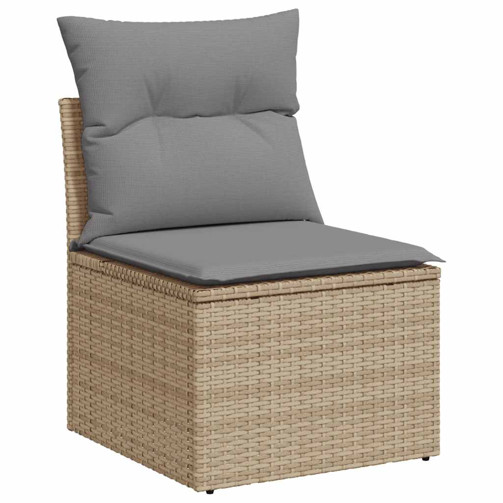 Sofasæt Til Haven 6 Dele Med Hynder Polyrattan - Billede 3