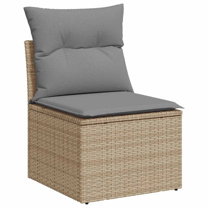 Sofasæt Til Haven 6 Dele Med Hynder Polyrattan - Billede 3