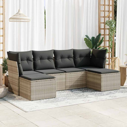 Sofasæt Til Haven 6 Dele Med Hynder Polyrattan - Variant 3325328