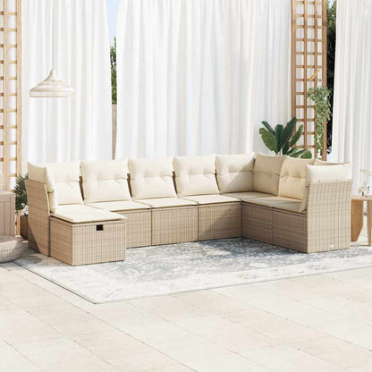 Sofasæt Til Haven 8 Dele Med Hynder Polyrattan - Hovedbillede