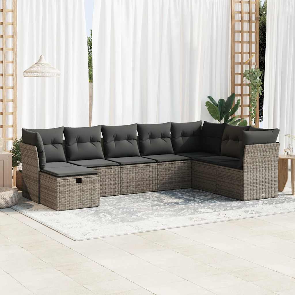 Sofasæt Til Haven 8 Dele Med Hynder Polyrattan - Variant 3325336