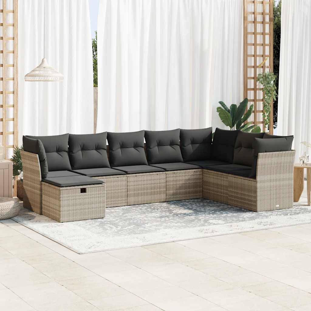 Sofasæt Til Haven 8 Dele Med Hynder Polyrattan - Variant 3325338