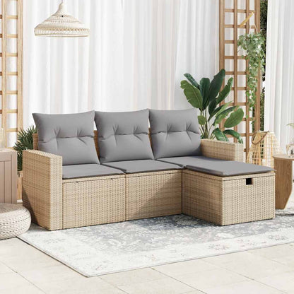Sofasæt Til Haven 4 Dele Med Hynder Polyrattan - Variant 3325355