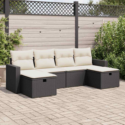 Sofasæt Til Haven 6 Dele Med Hynder Polyrattan - Variant 3325422