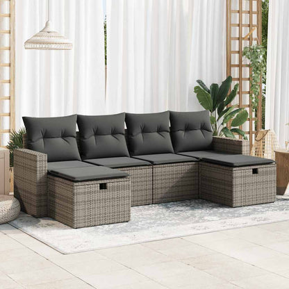 Sofasæt Til Haven 6 Dele Med Hynder Polyrattan - Variant 3325426