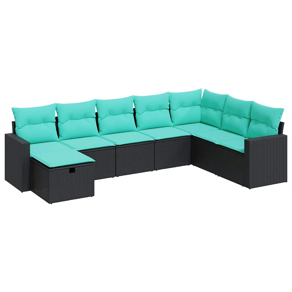 Sofasæt Til Haven 8 Dele Med Hynder Polyrattan - Billede 2