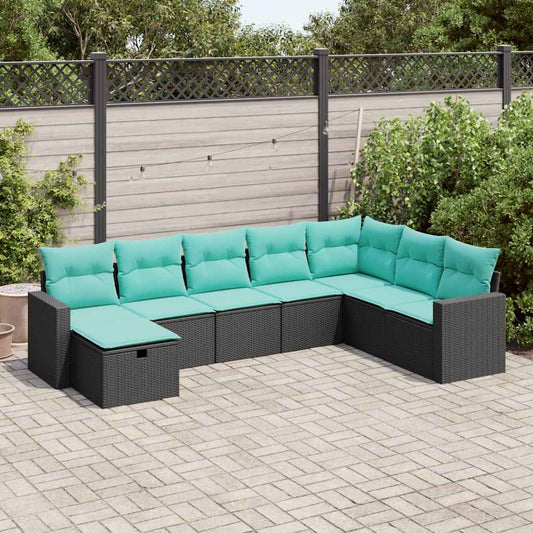 Sofasæt Til Haven 8 Dele Med Hynder Polyrattan - Hovedbillede