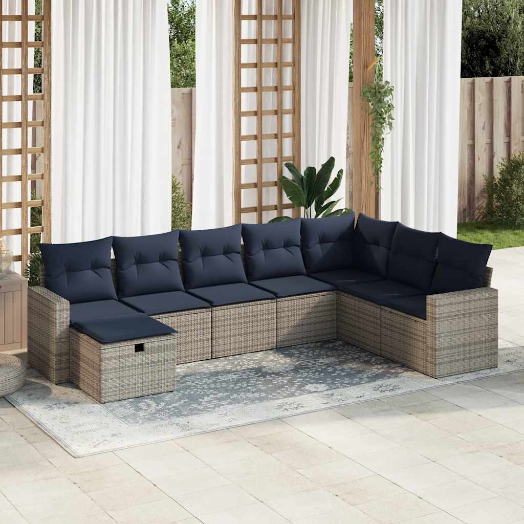 Sofasæt Til Haven 8 Dele Med Hynder Polyrattan