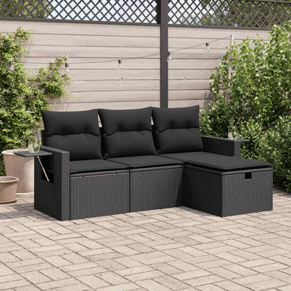 Sofasæt Til Haven 4 Dele Med Hynder Polyrattan - Variant 3325451