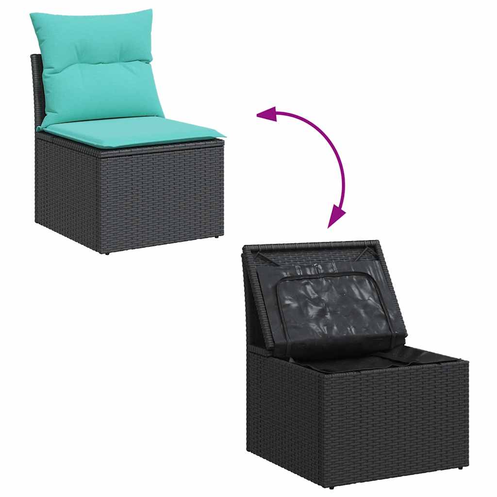 Sofasæt Til Haven 5 Dele Med Hynder Polyrattan - Billede 7