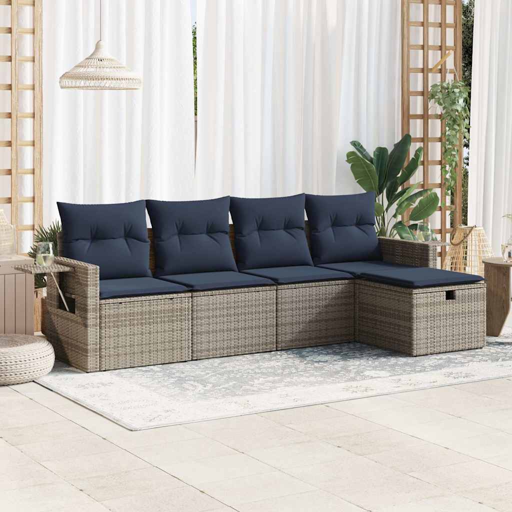 Sofasæt Til Haven 5 Dele Med Hynder Polyrattan