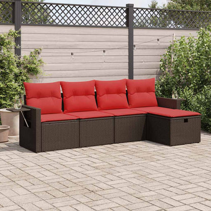 Sofasæt Til Haven 5 Dele Med Hynder Polyrattan