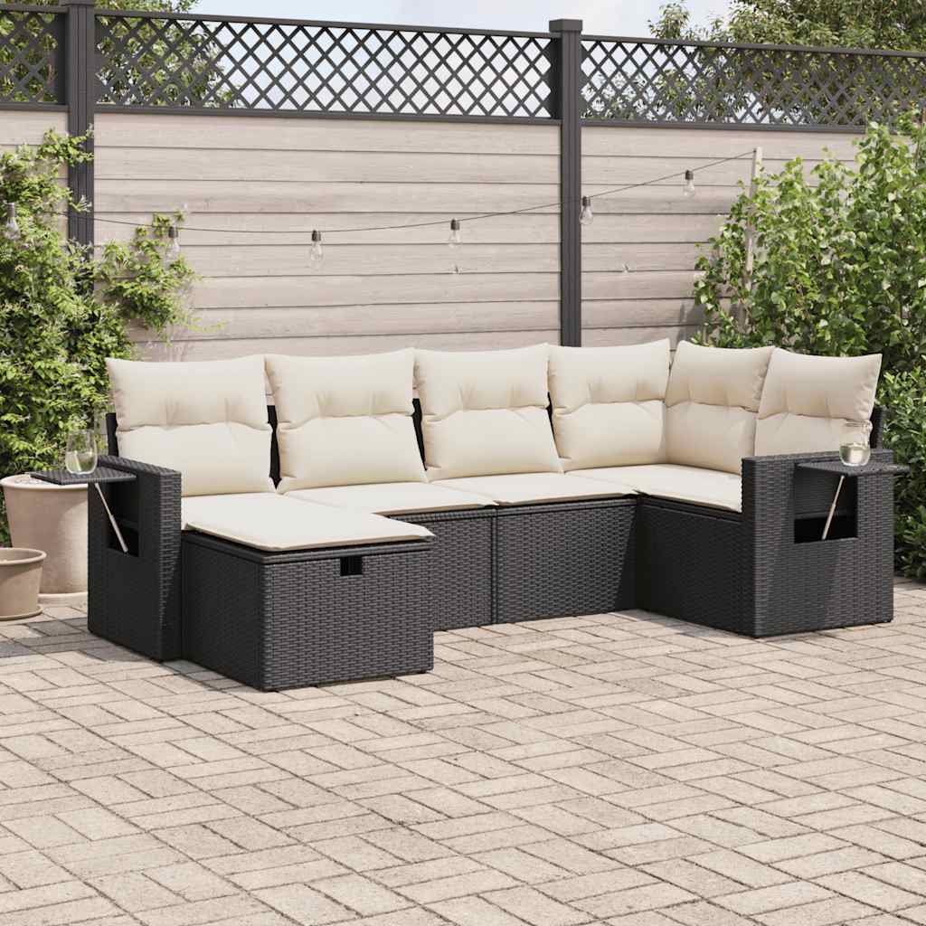Sofasæt Til Haven 6 Dele Med Hynder Polyrattan - Variant 3325482