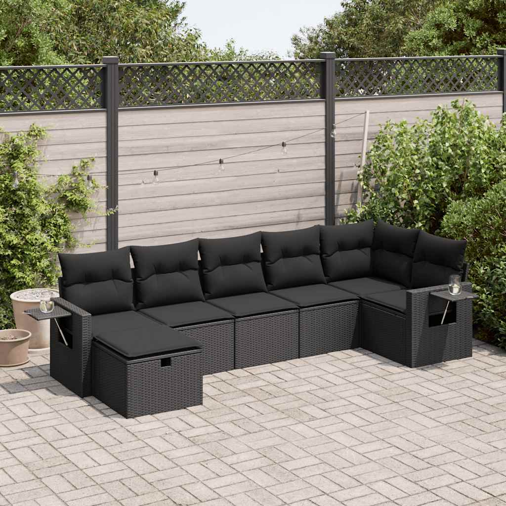 Sofasæt Til Haven 7 Dele Med Hynder Polyrattan - Variant 3325501