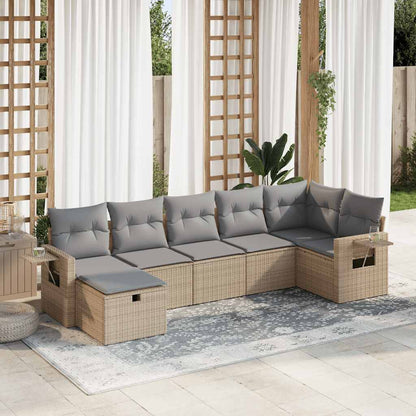 Sofasæt Til Haven 7 Dele Med Hynder Polyrattan - Variant 3325505