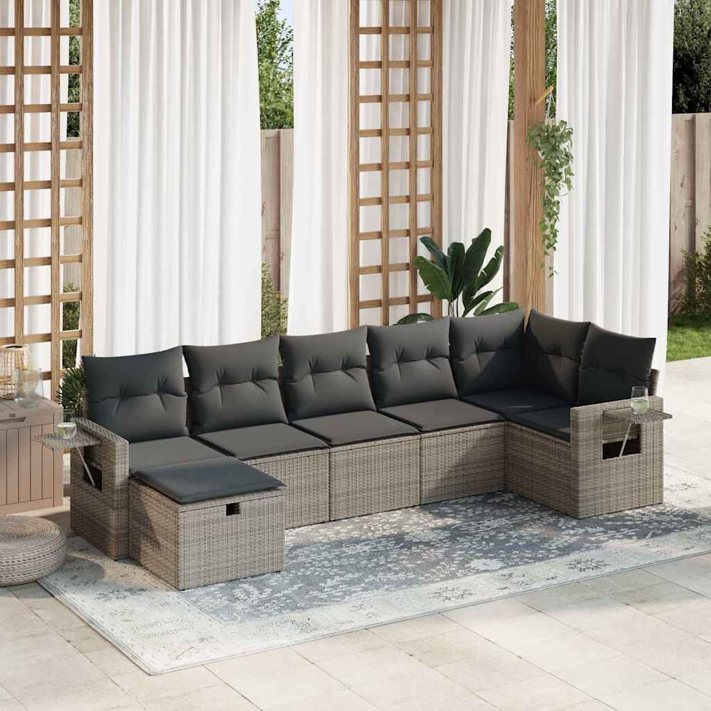 Sofasæt Til Haven 7 Dele Med Hynder Polyrattan - Variant 3325506
