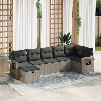 Sofasæt Til Haven 7 Dele Med Hynder Polyrattan - Variant 3325506