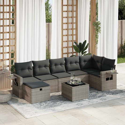 Sofasæt Til Haven 8 Dele Med Hynder Polyrattan