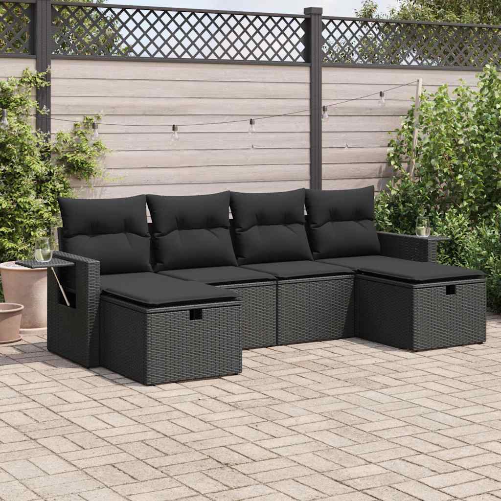 Sofasæt Til Haven 6 Dele Med Hynder Polyrattan - Variant 3325521