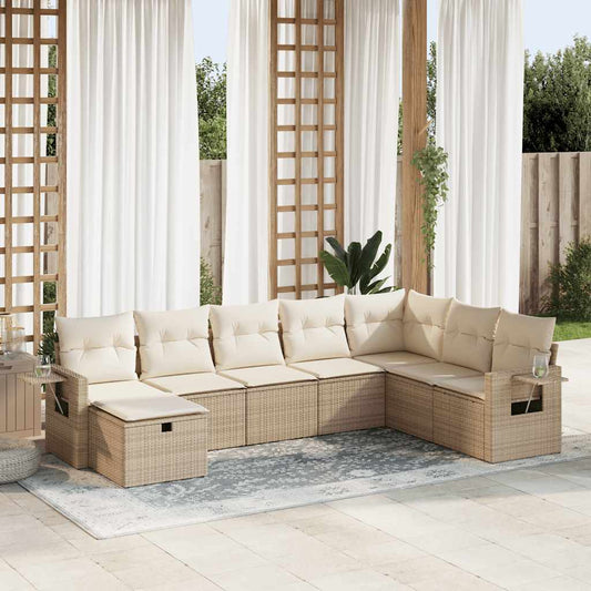 Sofasæt Til Haven 8 Dele Med Hynder Polyrattan - Hovedbillede