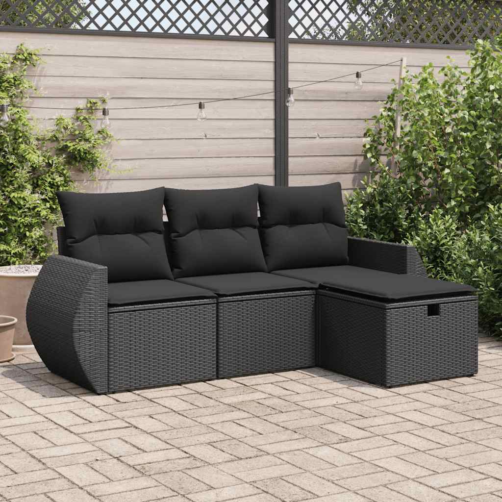 Sofasæt Til Haven 4 Dele Med Hynder Polyrattan - Variant 3325551