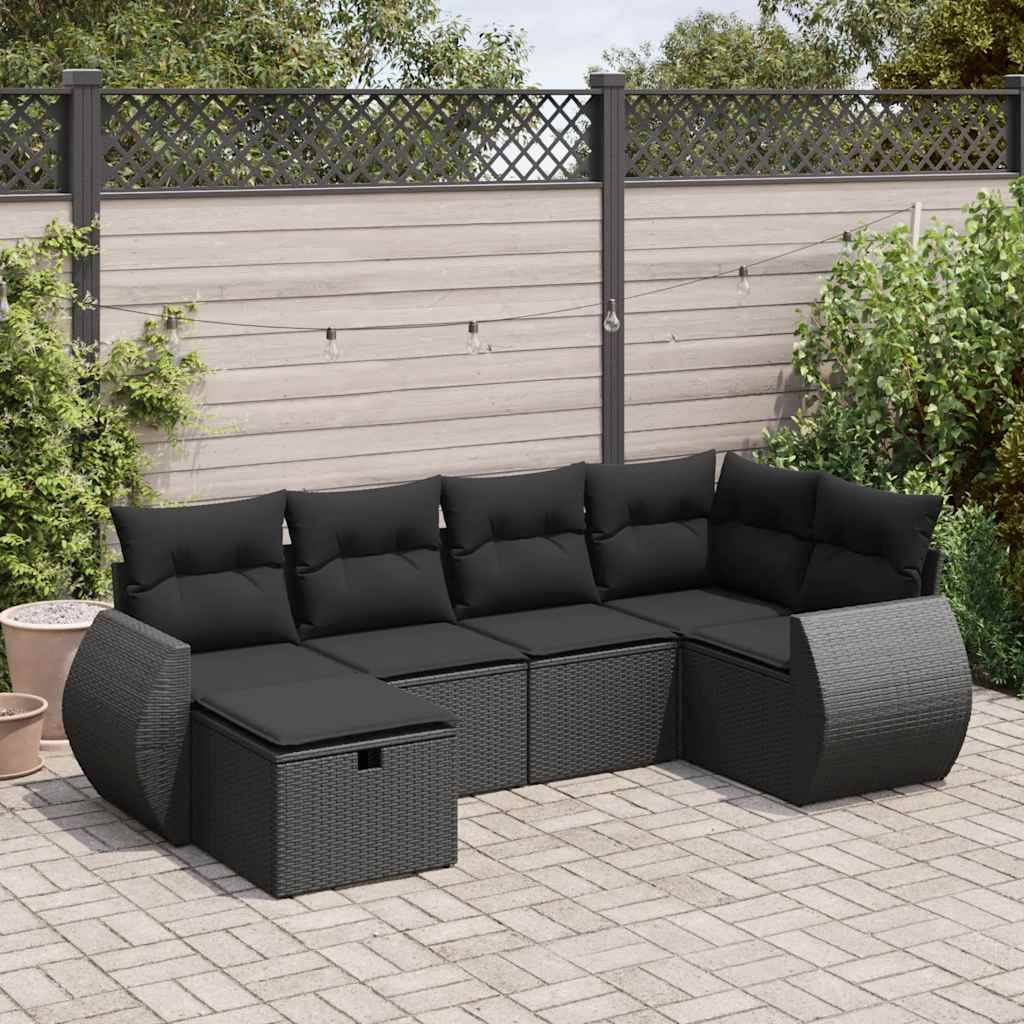 Sofasæt Til Haven 6 Dele Med Hynder Polyrattan - Variant 3325581