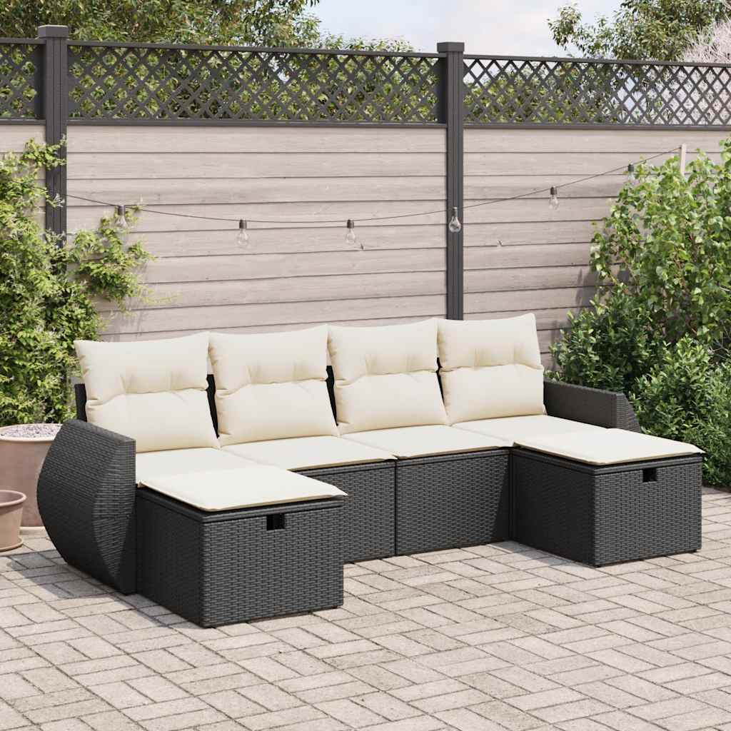 Sofasæt Til Haven 6 Dele Med Hynder Polyrattan - Variant 3325622