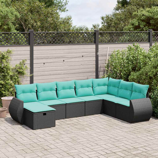 Sofasæt Til Haven 8 Dele Med Hynder Polyrattan - Hovedbillede