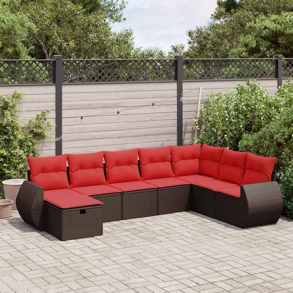 Sofasæt Til Haven 8 Dele Med Hynder Polyrattan