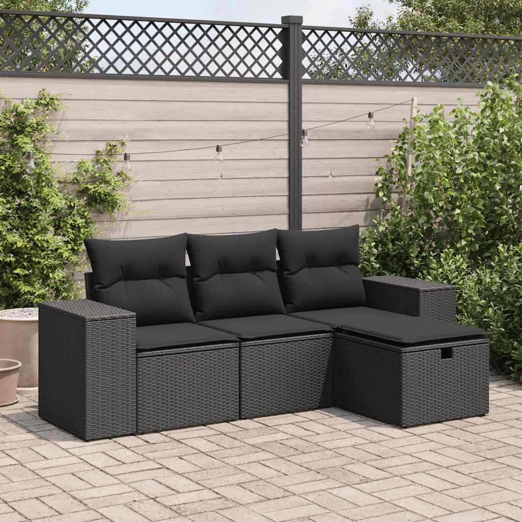 Sofasæt Til Haven 4 Dele Med Hynder Polyrattan - Variant 3325651