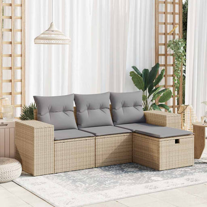 Sofasæt Til Haven 4 Dele Med Hynder Polyrattan - Variant 3325655