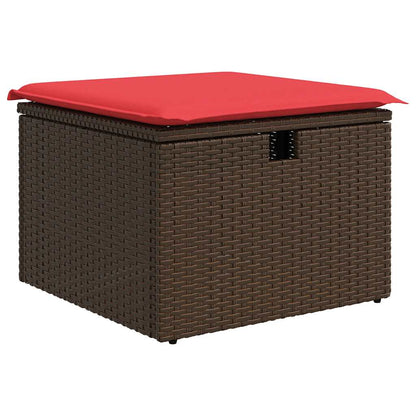 Sofasæt Til Haven 5 Dele Med Hynder Polyrattan - Billede 5