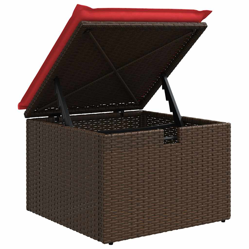 Sofasæt Til Haven 5 Dele Med Hynder Polyrattan - Billede 8