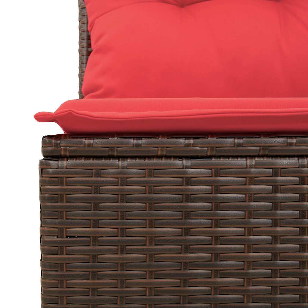 Sofasæt Til Haven 5 Dele Med Hynder Polyrattan - Billede 9