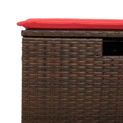 Sofasæt Til Haven 5 Dele Med Hynder Polyrattan - Billede 10