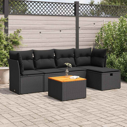Sofasæt Til Haven 6 Dele Med Hynder Polyrattan - Variant 3325751