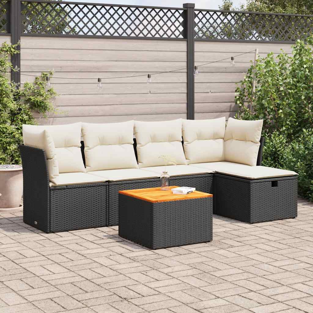 Sofasæt Til Haven 6 Dele Med Hynder Polyrattan - Variant 3325752