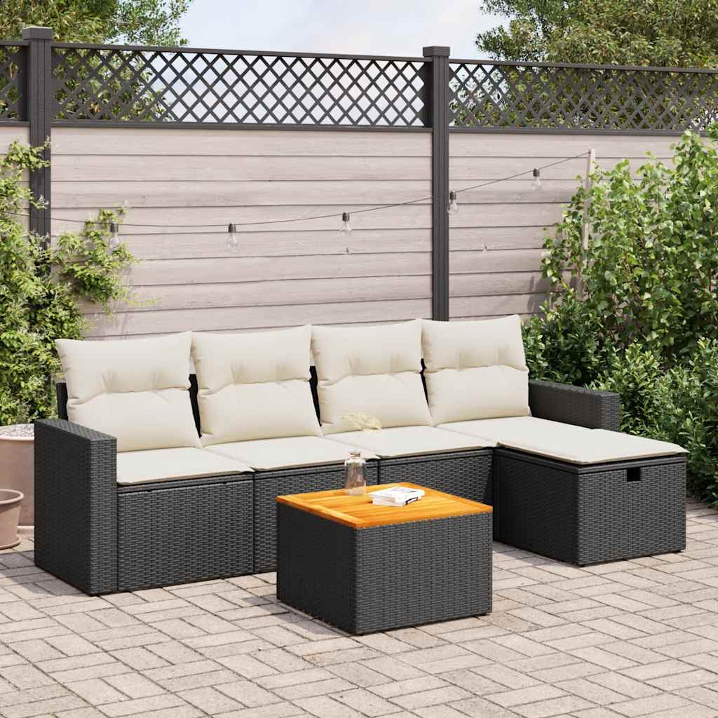 Sofasæt Til Haven 6 Dele Med Hynder Polyrattan - Variant 3325780