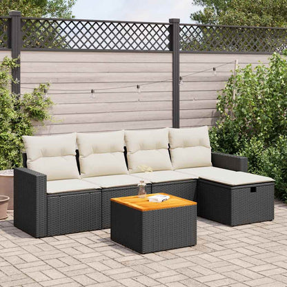 Sofasæt Til Haven 6 Dele Med Hynder Polyrattan - Variant 3325780