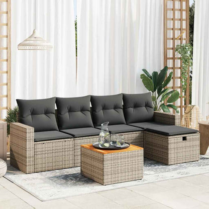 Sofasæt Til Haven 6 Dele Med Hynder Polyrattan - Variant 3325784