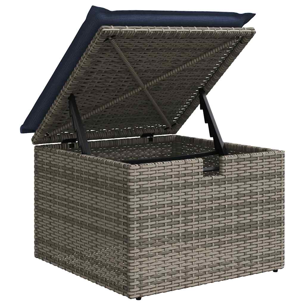 Sofasæt til Haven 8 Dele med Hynder Polyrattan Grå - billede 11