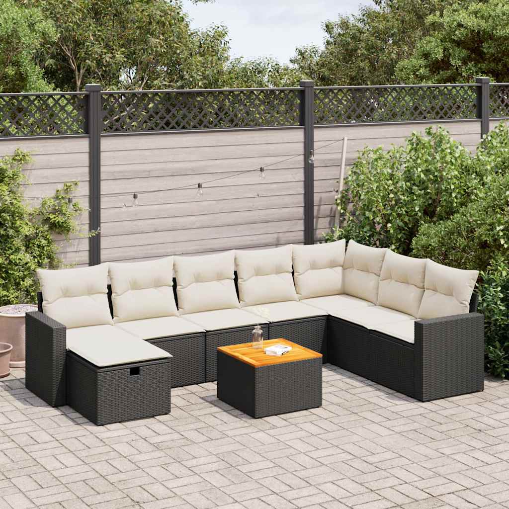 Sofasæt Til Haven 9 Dele Med Hynder Polyrattan - Variant 3325801