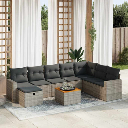 Sofasæt Til Haven 9 Dele Med Hynder Polyrattan - Variant 3325805