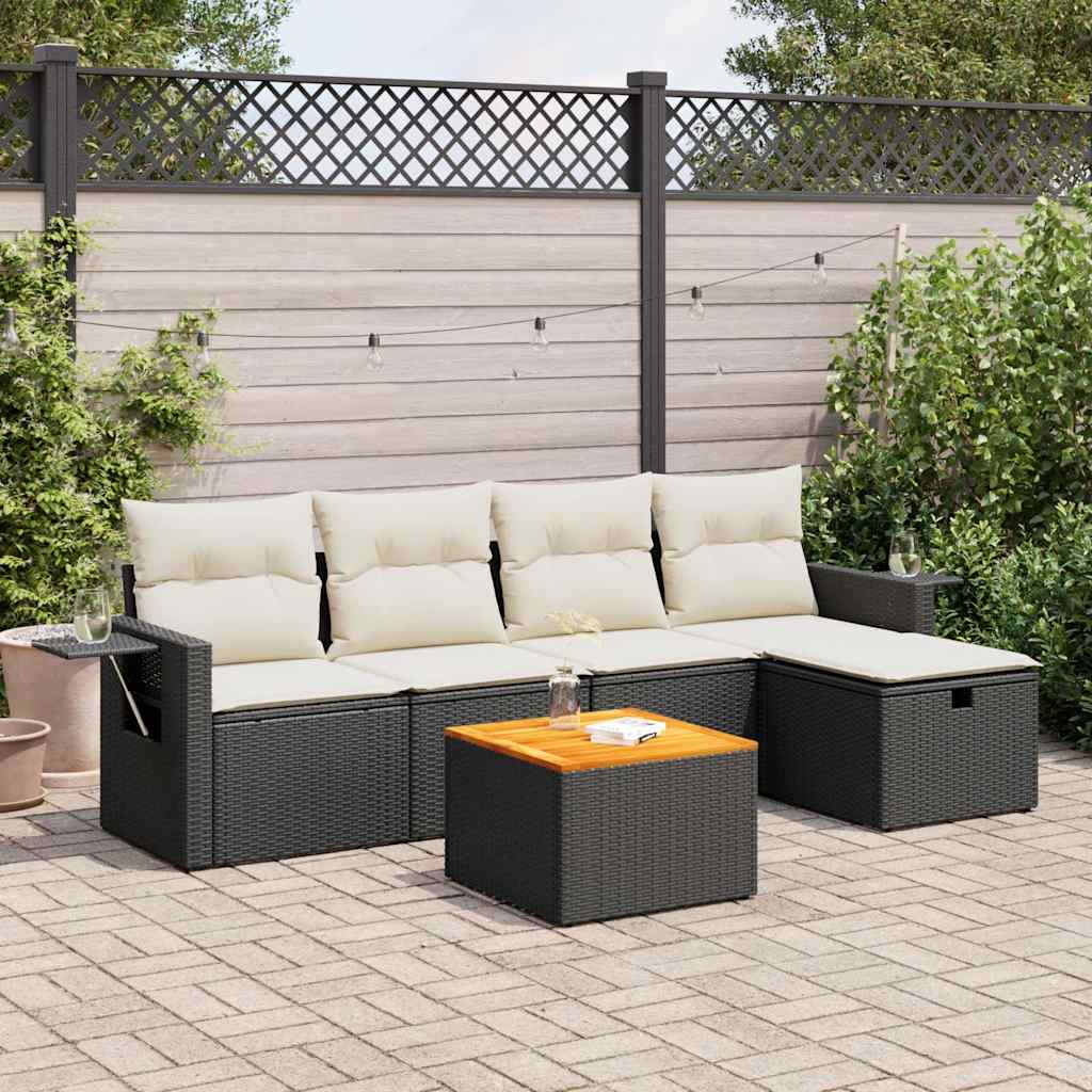 Sofasæt Til Haven 6 Dele Med Hynder Polyrattan - Variant 3325808