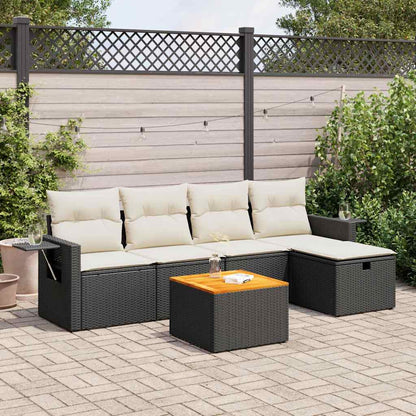 Sofasæt Til Haven 6 Dele Med Hynder Polyrattan - Variant 3325808