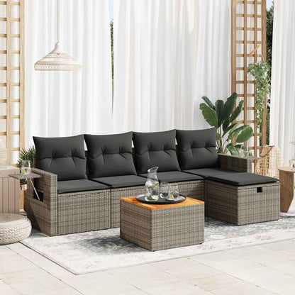 Sofasæt Til Haven 6 Dele Med Hynder Polyrattan - Variant 3325812