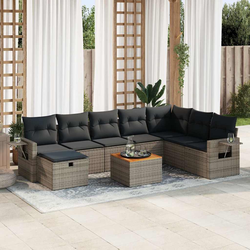 Sofasæt Til Haven 9 Dele Med Hynder Polyrattan - Variant 3325833