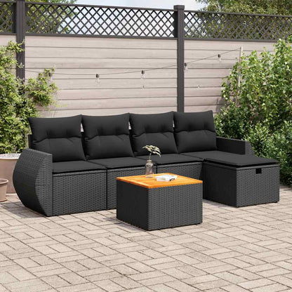 Sofasæt Til Haven 6 Dele Med Hynder Polyrattan - Variant 3325835