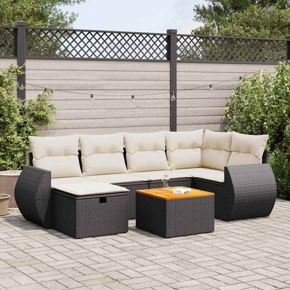 Sofasæt Til Haven 7 Dele Med Hynder Polyrattan - Variant 3325843
