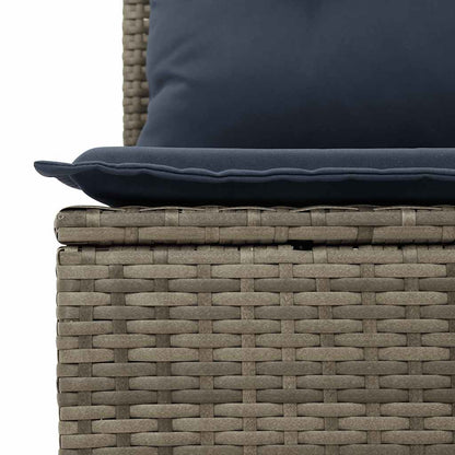 Sofasæt til Haven 8 Dele med Hynder Polyrattan Grå - billede 13